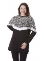 ÜST LEOPAR DESEN SWEAT 